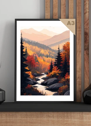 Autumn Forest Wall Art, brand: Art, condition: Very good, £5.50, £6.48 includes Buyer Protection Pro