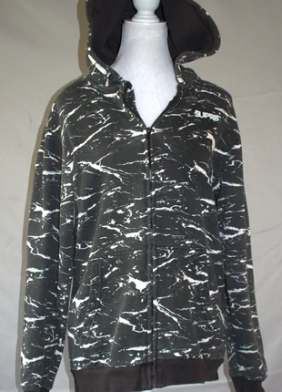 H&M jongens hoodyvest – marmerprint zwart-wit, marca: H&M, estado: Muy bueno, tamaño: L / 40 / 12, 4,50 €, 5,43 € Protección al comprador incluida