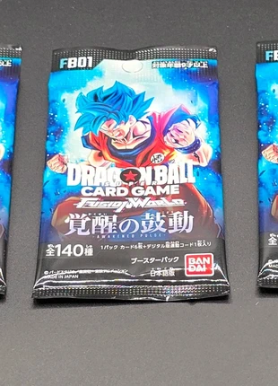 3x buste carte dragonball super fb01 sealed jap, marque: Dragon Ball, état: Neuf avec étiquette, 4,50 €, 5,43 € Protection acheteurs (Pro) incluse