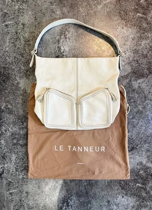 Sac à main cuir blanc femme Le tanneur Bolso mujer Borsa mano donna Damenhandtasche, marque: Le Tanneur, état: Très bon état, 50,00 €, 53,20 € Protection acheteurs incluse
