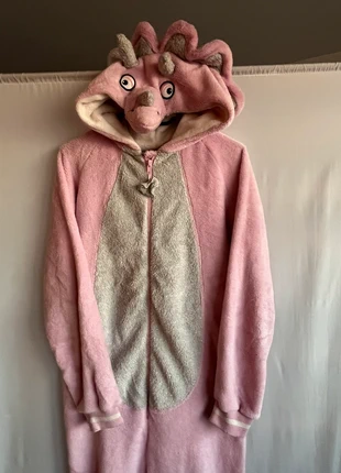 Pink Long Rhino Pyjama’s Woman Primark S, marca: Primark, estado: Muito bom, tamanho: S / 36 / 8, €9.00, €10.15 inclui Proteção do Comprador