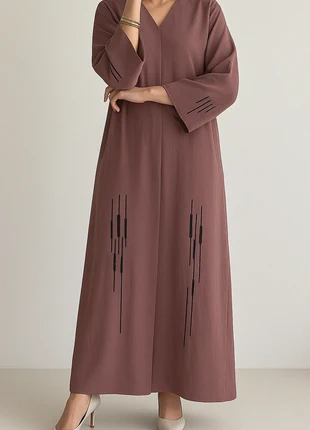 Abaya kimono chic couleur taupe - taille 34 à 42 - Très bon état, zustand: Sehr gut, größe: XL / 42 / 14, 32,00 €, 34,30 € inklusive Vinted-Käuferschutz