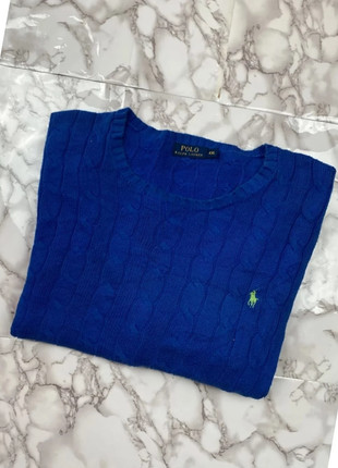 Pull Torsadé Col Rond Ralph Lauren Bleu Roi Taille XXL, marque: Ralph Lauren, état: Très bon état, taille: XXL, 34,99 €, 37,44 € Protection acheteurs incluse