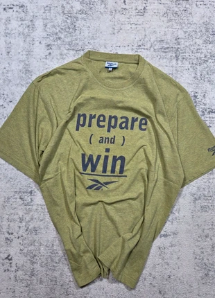 👕 T-shirt Reebok vert vintage "prepare and win" L, brand: Reebok, condizioni: Ottime, taglia: L, €24.99, €26.94 include la Protezione acquisti Pro