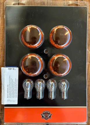 Harley-Davidson 69304-02 – Kit cabochons clignotants fumés “Bullet” + 4 ampoules – Neuf sous blister, brand: Harley Davidson, condition: New with tags, €18.00, €19.60 includes Buyer Protection