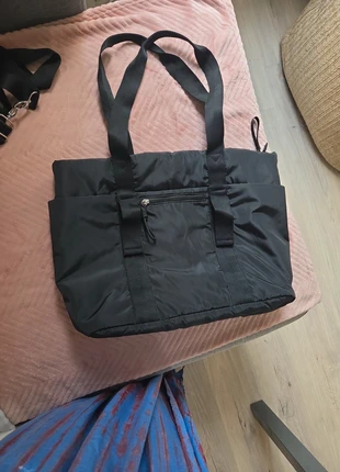 Sac noir Primark poche côté H32*L48, merk: Primark, staat: Nieuw zonder prijskaartje, € 5,00, € 5,95 inclusief Kopersbescherming