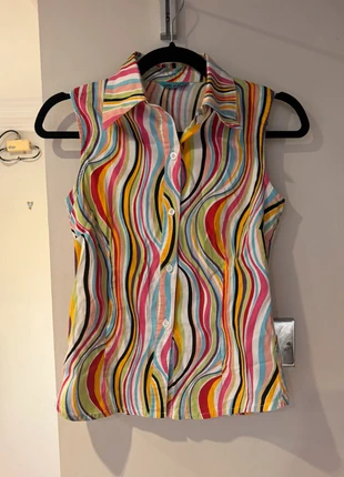 vintage multicoloured shirt, brand: Vintage, condition: Very good, size: M / 10, £9.00, £10.15 includes Buyer Protection