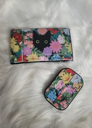 Black Cat Floral Nintendo Switch Silicone Case, brand: Amazon, condition: New with tags, £6.00, £7.00 includes Buyer Protection
