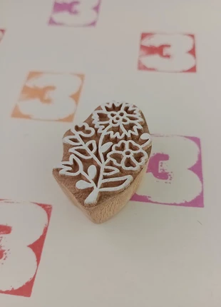 Indian Hand-Carved Wooden Printing Block Stamp – Fabric, Paper & Craft Printing, brand: Indian Wooden Block, condition: New without tags, £4.00, £4.90 includes Buyer Protection Pro
