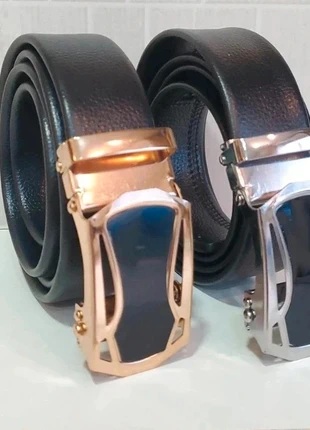 Lot 2 ceintures homme cuir pu automatique, marque: CUIR, état: Neuf sans étiquette, taille: Ajustable, 13,00 €, 14,35 € Protection acheteurs incluse