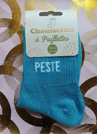 Chaussettes à paillettes "Peste" Attitude piquante et style irrésistible., marque: STC, état: Neuf avec étiquette, taille: Taille unique, 4,90 €, 5,85 € Protection acheteurs (Pro) incluse
