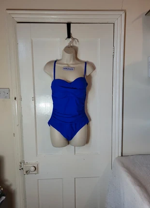 Derssity womens electric blue tummy control one piece swimsuit medium, brand: derssity, condition: New with tags, size: M / 10, £5.00, £5.95 includes Buyer Protection