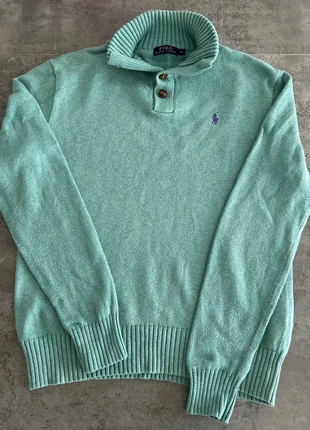 Pull vert menthe vintage -Polo Ralph Lauren taille M/ hommes, brand: Polo Ralph Lauren, condition: Good, size: M, €45.00, €47.95 includes Buyer Protection