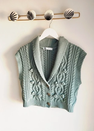 Cárdigan chaleco joya Zara, marque: Zara, état: Très bon état, taille: XS / 34 / 6, 7,00 €, 8,05 € Protection acheteurs incluse