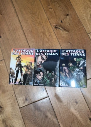 L'attaque des titans tome 4,5,6, zustand: Neu, mit Etikett, 12,00 €, 13,30 € inklusive Vinted-Käuferschutz