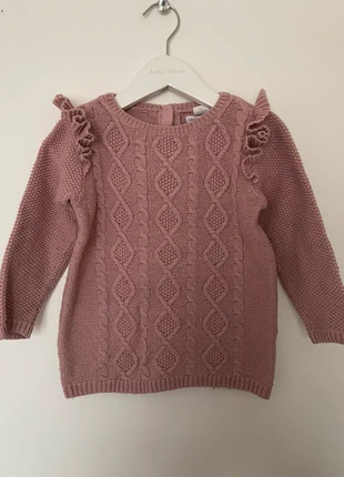 Pull fille rose 2 3 ans à froufrou pull robe, marque: H&M, état: Très bon état, taille: 24-36 mois / 92 cm, 5,00 €, 5,95 € Protection acheteurs incluse