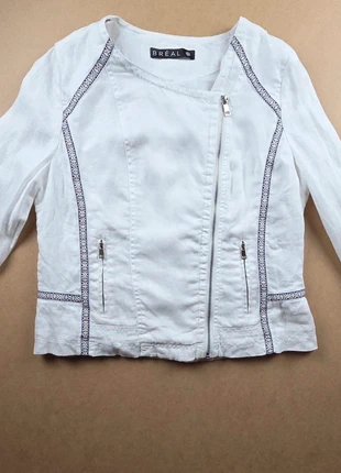 Veste Bréal T42 100% Lin Femme, marke: Bréal, zustand: Sehr gut, größe: XL / 42 / 14, 8,00 €, 9,10 € inklusive Vinted-Käuferschutz