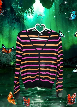 Chaqueta rayas multicolores nueva!, marca: H&M Divided, estado: Nuevo sin etiquetas, tamaño: M / 38 / 10, 12,00 €, 13,30 € Protección al comprador incluida