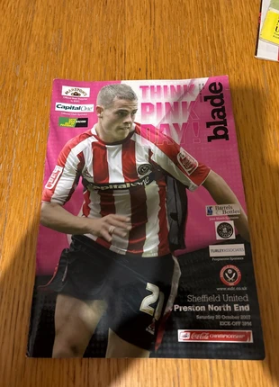Sheffield United versus Preston Northend program, condition: Very good, £2.00, £2.46 includes Buyer Protection