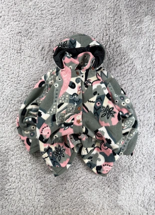 Polar Fleece Jacket Vintage Colored Geometrical Retro Design, merk: Vintage Dressing, staat: Heel goed, maat: XL / 42 / 14, € 24,95, € 26,90 inclusief Kopersbescherming