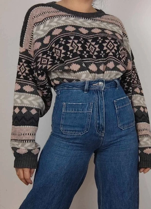 Pull à motifs vintage des années 80s 90s Taille M/L/XL, marque: Vintage, état: Très bon état, taille: L / 40 / 12, 20,00 €, 21,70 € Protection acheteurs incluse