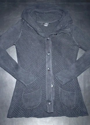 Gilet à capuche Calvin Klein Jeans femme taille M – maille côtelée chic, brand: Calvin Klein, condition: Very good, size: M / 38 / 10, €20.00, €21.70 includes Buyer Protection