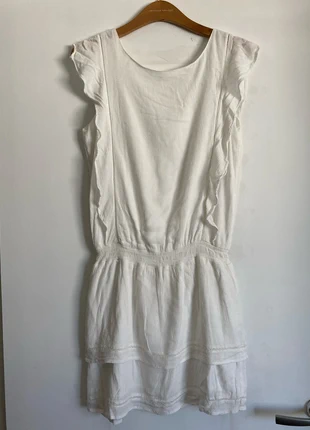 Robe blanche doublée sans manches .36, marque: Pimkie, état: Très bon état, taille: S / 36 / 8, 5,00 €, 5,95 € Protection acheteurs incluse