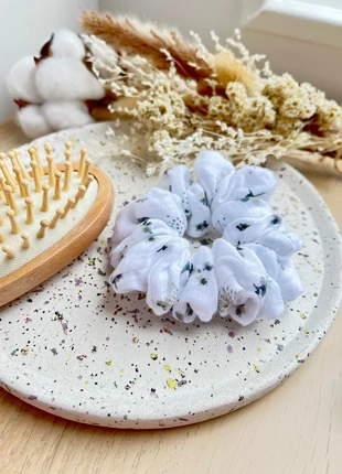 Chouchou élastique scrunchie en double gaze, marca: Boutique Parisienne, estado: Muy bueno, 3,00 €, 3,85 € Protección al comprador Pro incluida