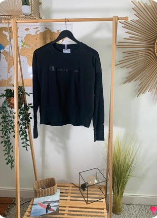 Sweat Champion noir Taille S, merk: Champion, staat: Goed, maat: S / 36 / 8, € 9,90, € 11,10 inclusief Kopersbescherming Pro