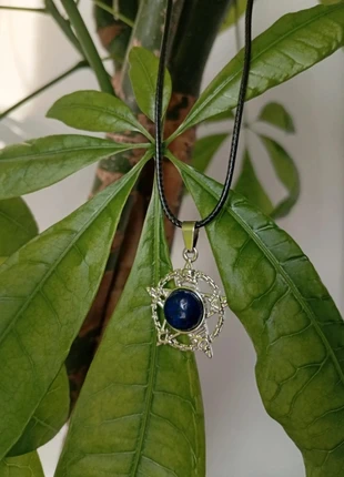 Lapis lazuli collier en pierres naturelles Lithothérapie, staat: Heel goed, € 11,76, € 13,05 inclusief Kopersbescherming Pro