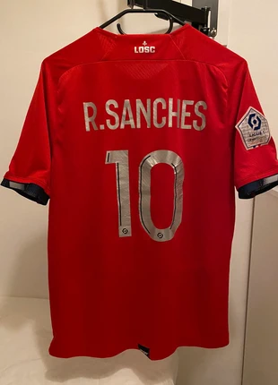 LOSC 2021/2022 Home Kit Renato Sanches #10 (M), marke: New Balance, zustand: Sehr gut, größe: M, 79,90 €, 84,60 € inklusive Vinted-Käuferschutz