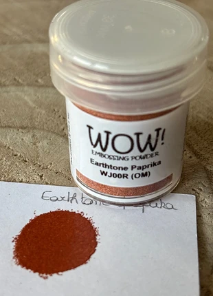 Poudre à embosser « Earthtone paprika » WoW, marque: WOW, état: Très bon état, 2,50 €, 3,33 € Protection acheteurs incluse