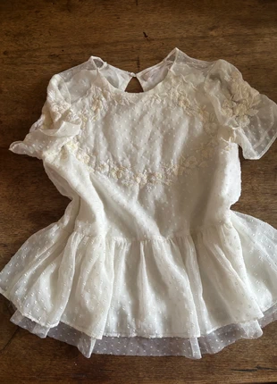 Coquette crème/white peplum top, marque: COQUETTE, état: Très bon état, taille: S / 36 / 8, 10,00 €, 11,20 € Protection acheteurs incluse