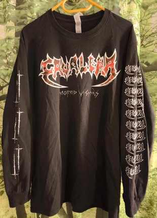 Cavalera morbid visions longsleeve shirt M, marke: Gildan, zustand: Sehr gut, größe: M, 24,00 €, 25,90 € inklusive Vinted-Käuferschutz