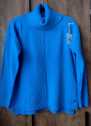 Golf damski sweter z golfem niebieski milutki i cieplutki M L, blagovna znamka: Butik, stanje: Novo z etiketo, velikost: L / 40 / 12, 11.93 €, 13.23 € vključuje Zaščito kupca