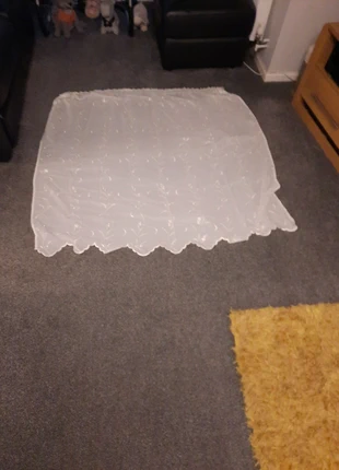 Voile curtains, excellent condition in ivory, brand: Pretty, condition: Very good, size: Up to 149 cm, £4.00, £4.90 includes Buyer Protection