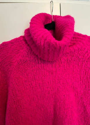 Pull col roulé rose fuchsia, marke: BY COCO, zustand: Sehr gut, größe: Einheitsgröße, 5,00 €, 5,95 € inklusive Vinted-Käuferschutz