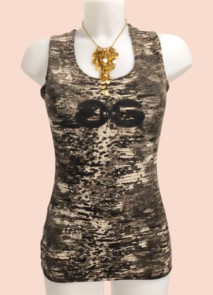 Adorable top débardeur cami y2k monogramme camo destroy grunge 🦋, marque: y2k, état: Très bon état, taille: S / 36 / 8, 15,00 €, 16,45 € Protection acheteurs (Pro) incluse