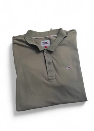 Polo classique Tommy Jeans – Élégance décontractée en beige clair, marque: Tommy Jeans, état: Neuf sans étiquette, taille: L, 5,00 €, 5,95 € Protection acheteurs incluse