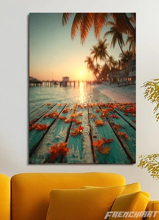 Poster métallique 30cm x 42cm Plage Nature + aimant mural fourni., marque: Nature, état: Très bon état, 29,00 €, 31,15 € Protection acheteurs (Pro) incluse