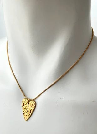 💛Collana “Cuore Martellato” in acciaio inossidabile dorato - 45 cm - Nuova💛, marque: Handmade, état: Neuf sans étiquette, 15,50 €, 16,98 € Protection acheteurs incluse