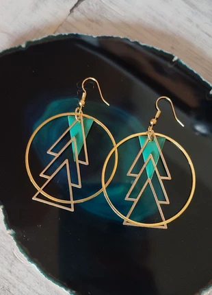 Boucles d'oreilles Anĩo, marque: Fait Main, état: Neuf avec étiquette, 5,10 €, 6,06 € Protection acheteurs (Pro) incluse