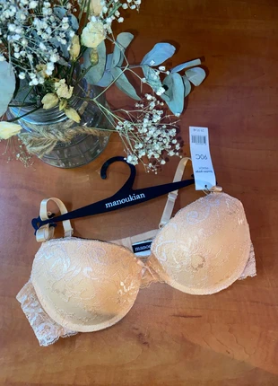 Soutien gorge Manoukian 90C Orange abricot, marque: Manoukian, état: Neuf avec étiquette, taille: 90C, 7,00 €, 8,05 € Protection acheteurs incluse
