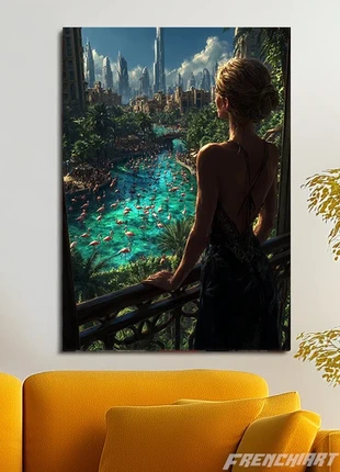 Poster métallique 30cm x 42cm  Fleuve Femme + aimant mural fourni., marque: Alternative, état: Très bon état, 29,40 €, 31,57 € Protection acheteurs (Pro) incluse