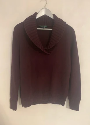 Pull col châle Ralph Lauren bordeaux - Taille XL, marca: Ralph Lauren, estado: Muito bom, tamanho: XL / 42 / 14, €25.00, €26.95 inclui Proteção do Comprador