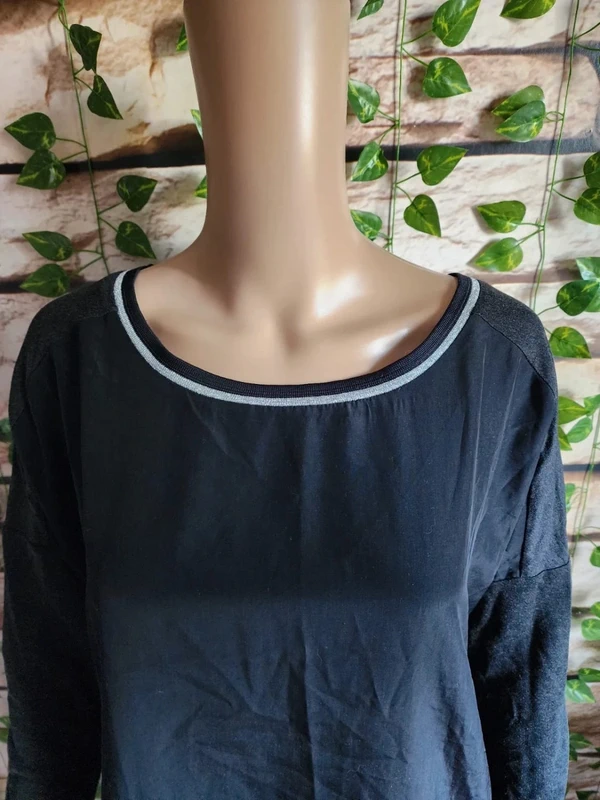 🌸Blouse noire Promod Bimatiere Taille 42🌸 - photo numéro 3