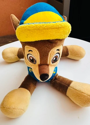 Peluche Chase Pat’ Patrouille Nickelodeon, marca: Nickelodeon, estado: Muito bom, tamanho: Prematuro, até 44 cm, €5.00, €5.95 inclui Proteção do Comprador