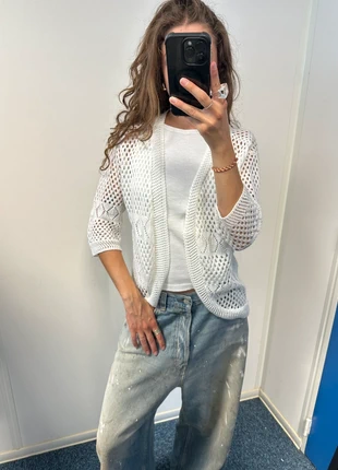 white knute bolero / cardigan, brand: Vintage Dressing, condition: Very good, size: M / 38 / 10, €5.00, €5.95 includes Buyer Protection