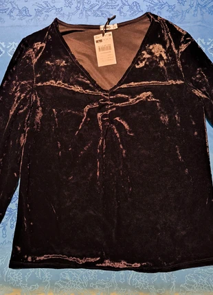 Haut velours noir neuf Taille L, marca: Gémo, estado: Nuevo con etiquetas, tamaño: L / 40 / 12, 10,00 €, 11,20 € Protección al comprador incluida