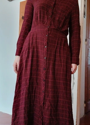 Robe longue a carreaux rouge zara, brand: Zara, condition: Very good, size: XS / 34 / 6, €4.00, €4.90 includes Buyer Protection